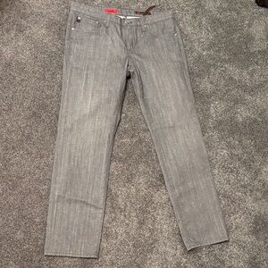 AG  womens straight Gray Jeans. 32. Excellent condition. Worn once